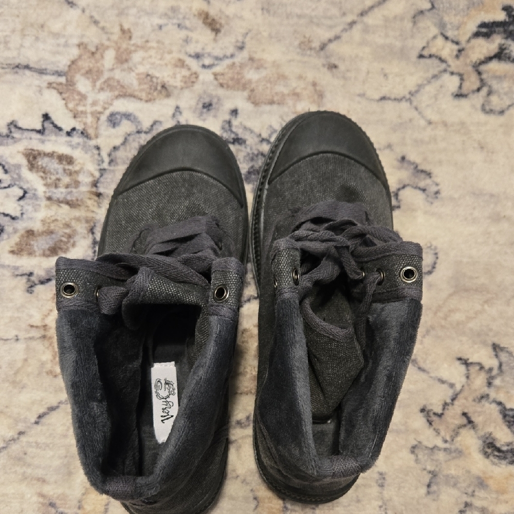 New Without Rags Very G Versatile Gray Combat Boots - Picture 7 of 10
